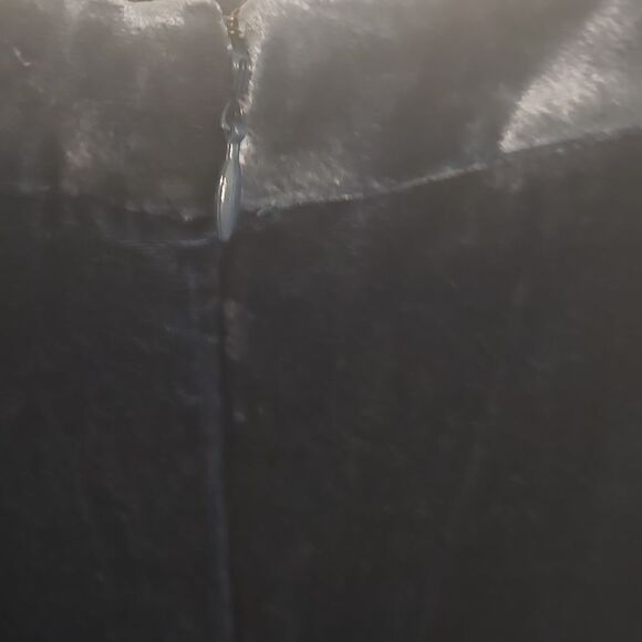 Elegant Boden Blue Velvet Skirt - Picture 6 of 7